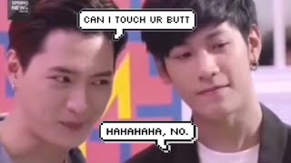 kristsingto 👨‍❤️‍👨🥰  Krist likes to touch Singto 🍑 👀🤭 [upl. by Amorete]