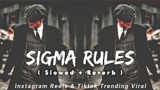 Sigma Rule  Slowed And Reverb  Bad Boy Attitude Song  New Lofi Song 2023 [upl. by Nnylear67]