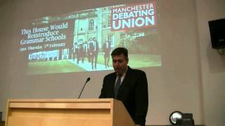 Graham Brady  This House Would Reintroduce Grammar Schools [upl. by Aicaca]