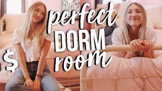 How to Have The Perfect Dorm Room On A Budget  Affordable College Dorm Room Tips [upl. by Yuille815]