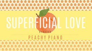 Superficial Love  Ruth B  Piano Backing Track [upl. by Eenitsed]