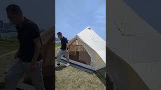 Inflatable home tent factory for camping equipment inflatabletent [upl. by Annua]