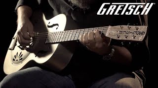 Gretsch G9201 Honey Dipper Metal Resonator Guitar  Featured Demo  Gretsch Guitars [upl. by Gilud]