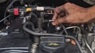 D4CB ENGINE how to bleed fuel system before start engineby jess Automotive [upl. by Ssyla118]