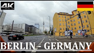 4K Berlin Cycling  From Wedding to Friedrichshain via Osloer Str und Schönhauser Allee [upl. by Htiduj975]