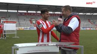 35 Spieltag Hallescher FC  VfL Osnabrück  Interviews nach dem Spiel [upl. by Fonville]