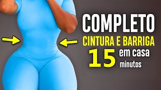 15 Min Para Perder Barriga e Afinar Cintura em 7 Dias 🔥 Treino Cardio Hiit Para Iniciantes [upl. by Jahdol]