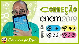 CORREÇÃO DO ENEM Questão 14  Enem 2019  Prova azul ▷ A viagem [upl. by Kowtko556]