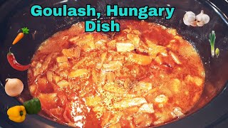 Hongaarse Goulash  Hungary Dish [upl. by Dnalro]