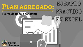 Plan agregado de producción con fuerza de trabajo constante [upl. by Frohman]