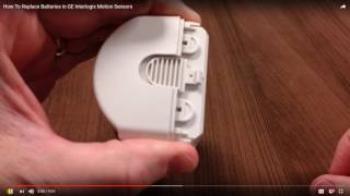 How to Replace Batteries in an Interlogix Motion Sensor [upl. by Chrysler]