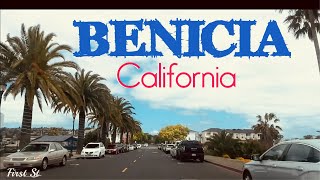 Benicia California  Driving Downtown [upl. by Onid]