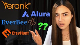 Most Accurate Etsy Tool Revealed WITH PROOF Alura vs Everbee vs eRank vs EtsyHunt [upl. by Einwat678]