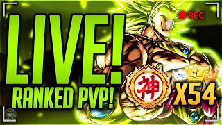 NEW LSSJ BROLY IN 4 DAYS 54x GOD RANKED PvP PLAYER Dragon Ball Legends [upl. by Pedaias]