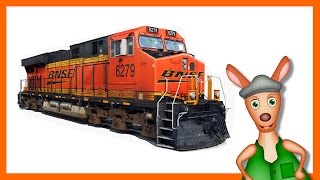 FREIGHT TRAIN   Trains For Kids  Things That Go TV [upl. by Llyrrad]