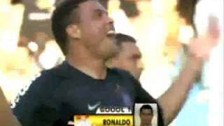 Ronaldo Dos Goles frente santos  Septimo y Octavo con Corinthians [upl. by Ayad]