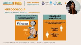 ASSOCIAÇÃO ENTRE DIAGNÓSTICO NUTRICIONAL E DINAPENIA EM INDIVÍDUOS COM DOENÇA HEPÁTICA CRÔNICA [upl. by Fabrice289]