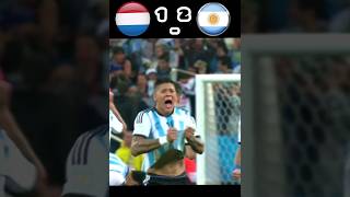 Netherlands vs Argentina 2014 World Cup Semifinal Extended Goals shorts viralvideo sports [upl. by Gawain]