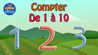 Apprendre à compter jusquà 10 en français  maternelle [upl. by Ednihek]