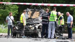 Security Official Killed in Kiev Explosion [upl. by Nommad287]