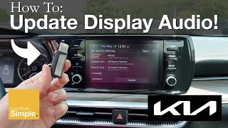 How To Update Kia Display Audio Software  2022 Update [upl. by Katleen]