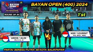 BAYAN OPEN400 2024 ▶️ BEREGU BALIKPAPAN  BADMAC🆚HCAB PASANGAN1st turnamenbadminton [upl. by Dolph]