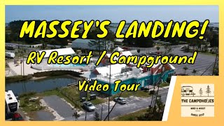 Masseys Landing RV Resort Tour  A Beautiful View [upl. by Letney]