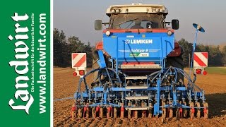 Lemken Sämaschine Solitair 9300  landwirtcom [upl. by Neram]