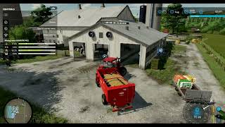 Its time to feed Cows on my personal farm 3FS22 [upl. by Inverson756]