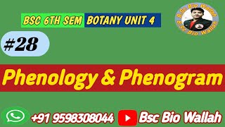 Phenogram and Phenology  Biodiversity and its conservation [upl. by Paik]