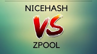 Nicehash VS Zpool mining profits review [upl. by Yelkcub918]