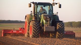 Fendt 720  Grada rotativa Maschio 6m HD [upl. by Haraf]