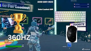 LK67 Gateron Oil Kings  😈 360 FPS ASMR Chill 🏆  Fortnite Piece Control 1v1 ASMR Gameplay [upl. by Nahtanhoj]