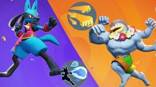 Lucario Vs Machamp Close Combat ⚡  Pokemon Unite  pokemon pokemonunite pokemongo [upl. by Zerimar]