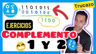 ✅COMPLEMENTOS a 1 y a 2 SISTEMA BINARIO 𝙎𝙪𝙥𝙚𝙧 𝙏𝙧𝙪𝙘𝙤 😎​🫵​💯​  ELECTRÓNICA DIGITAL [upl. by Aenal]