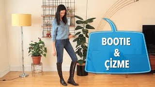 Çizme Bot Bootie Stil Önerileri  Ahu Yağtu [upl. by Buyer]