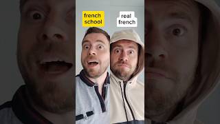 🇨🇵FRENCH SCHOOL VS REAL FRENCH learnfrench french français pronounciation [upl. by Picardi384]