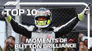 Top 10 Moments of Jenson Button Brilliance [upl. by Jere]