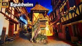 🇫🇷 EGUISHEIM 🏡 The Most Beautiful Village on Christmas Alsace France Walking Tour 4K60fps [upl. by Einaj986]