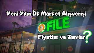 2024 Yılının İlk File Market Alışverişi  Zamlar kapıda 💰 [upl. by Inanaup]