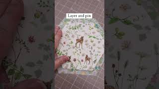 This is how I make my quilt as you go hexagon blocks really quick and fun to make [upl. by Hobie954]