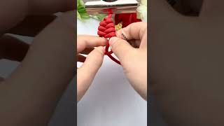 Wow Phoenix Tail Knot RopeKnitting Skills Sharing Practical Rope Knots Fancy Knots Easyto [upl. by Milan]