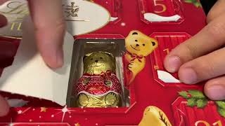 ASMR  Lindt Chocolate Advent Calendar  Day 0124 junnjan asmr [upl. by Novart]