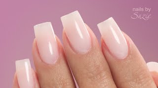 How To Apply Nail Tips On Yourself Using Gel [upl. by Halyhs]