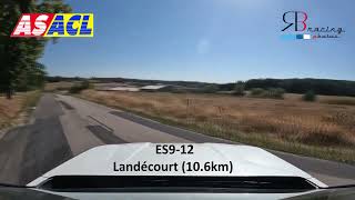 Reconnaissance Rallye de Lorraine 2022  ES912 Landécourt 106km [upl. by Sidnac348]