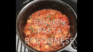 Pasta bolognese på din kamado eller grill [upl. by Conall]