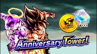 1000 CHRONO CHRYSTALS amp ANNIVERSARY MEDALS 5TH ANNIVERSARY TOWER EVENT GUIDE DB LEGENDS [upl. by Lawrenson]