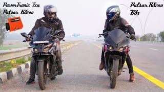 Pulsar RS200 BS4 PowerTronic ECU VS my Pulsar RS200 BS3  Race [upl. by Neltiac834]