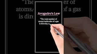 Avogadros law [upl. by Cherianne]