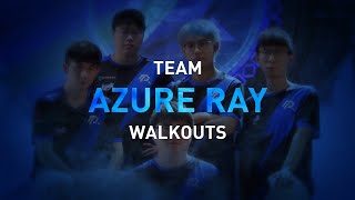 TI12 Azure Ray  Walkout [upl. by Ardnwahs]